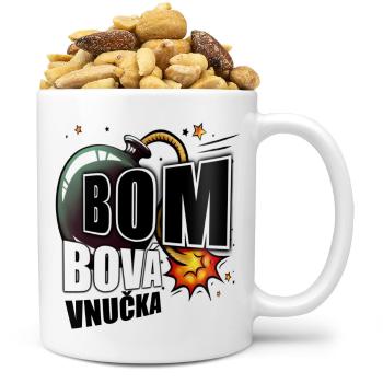 Hrnek Bombová vnučka (Náplň hrníčku: Směs slaných oříšků)