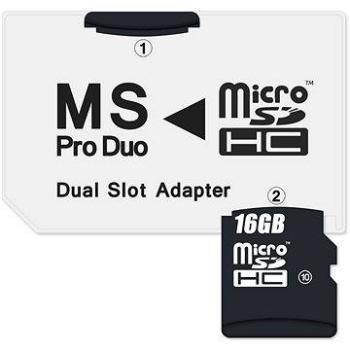 CONNECT IT MS PRO DUO na 2x Micro SDHC (CI-1138)