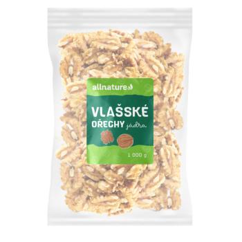 ALLNATURE Vlašské orechy jadrá 1000 g