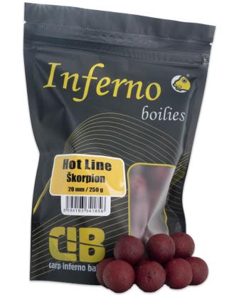 Carp inferno boilies hot line škorpion - 250 g 20 mm