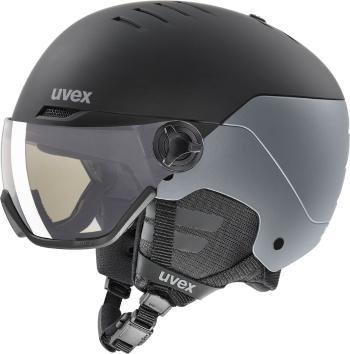 UVEX Wanted Visor Pro V Black/Silver Mat 54-58 cm Lyžařská helma