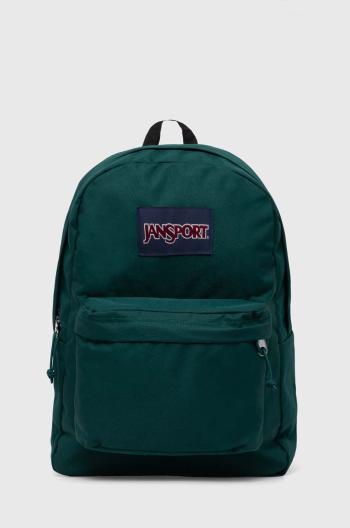 Batoh Jansport zelená barva, velký, s aplikací