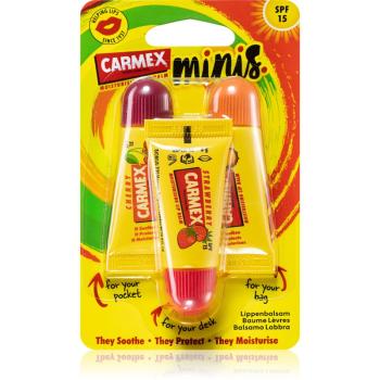 Carmex Minis cestovní sada pro suché rty SPF 15