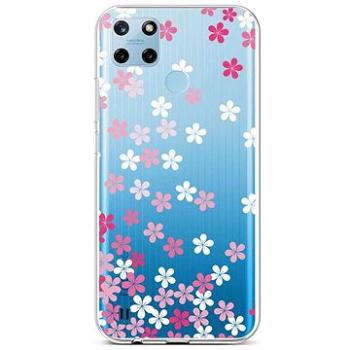 TopQ Kryt Realme C25Y silikon Pink Blossom 70574 (Sun-70574)