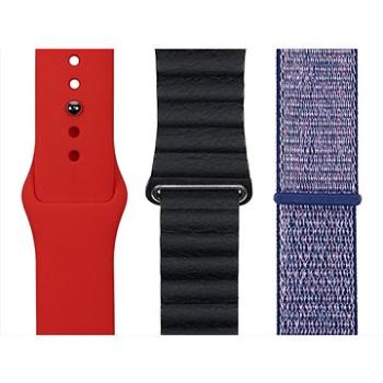 Strapado Manchester dárková sada řemínků pro Apple Watch 38/40/41 M/L (SET_266)