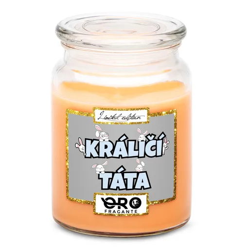 Svíčka Králičí táta (Vůně svíčky: Tropické ovoce)