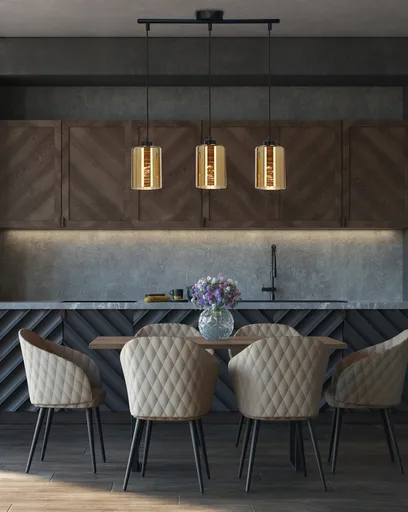 Cox přesahující 3x60W e27 zlatá