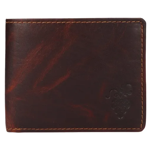 Pánská kožená peněženka Lagen Morten - hnědá