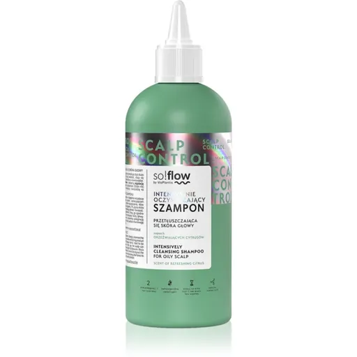 so!flow Oily Scalp Intensively Cleansing Shampoo čisticí šampon pro mastnou pokožku hlavy 200 ml