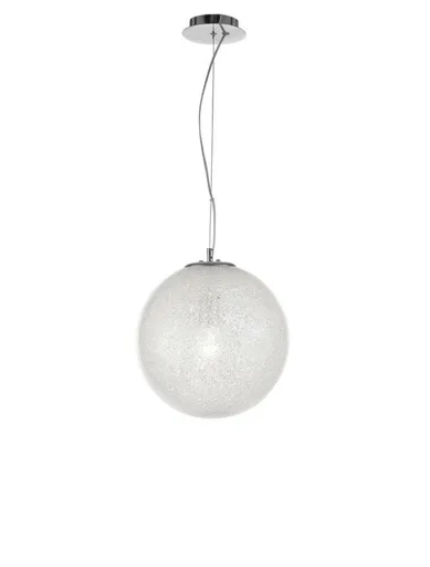 NOVA LUCE závěsné svítidlo FROZEN čiré sklo a akryl uvnitř chromovaný hliník E27 1x12W IP20 bez žárovky 9361742