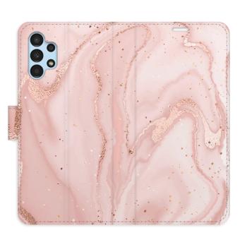 Flipové pouzdro iSaprio - RoseGold Marble - Samsung Galaxy A13 / A13 5G