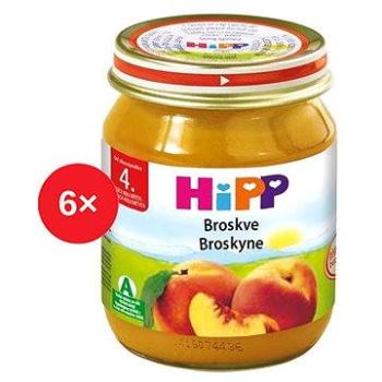 HiPP BIO Broskve - 6× 125 g (9062300430391)