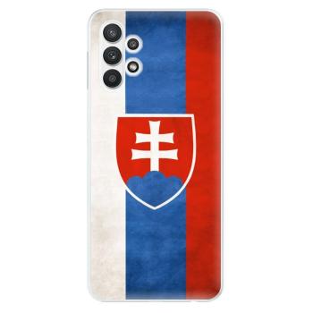 Odolné silikonové pouzdro iSaprio - Slovakia Flag - Samsung Galaxy A32 5G