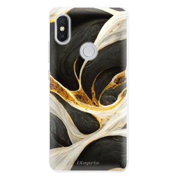 Silikonové pouzdro iSaprio - Black and Gold - Xiaomi Redmi S2