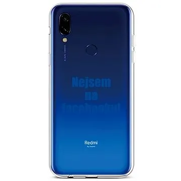 TopQ Xiaomi Redmi 7 silikon Nejsem na Facebooku 42918 (Sun-42918)