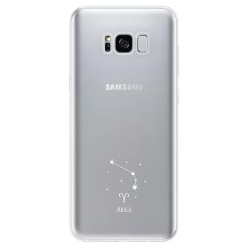 Odolné silikonové pouzdro iSaprio - čiré - Beran - Samsung Galaxy S8