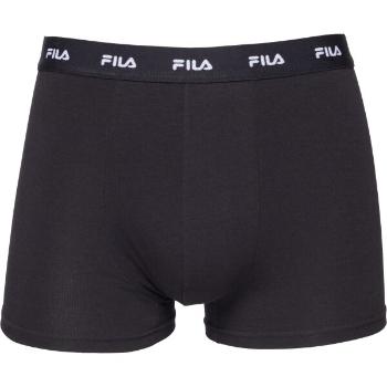 Fila BOXER ELASTIC WITH LOGO IN BAMBOO Pánské boxerky, černá, velikost