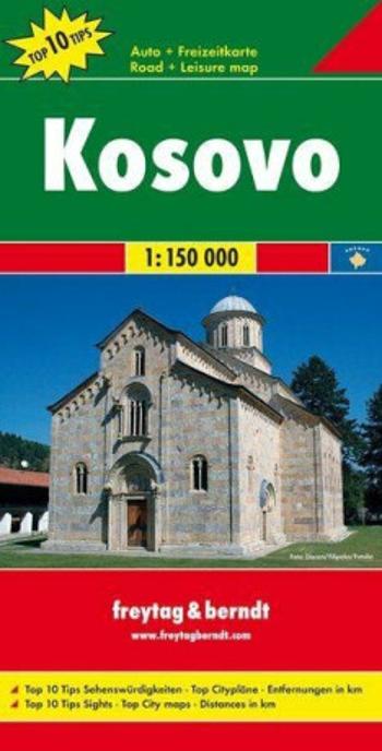 AK 0716 Kosovo 1:150 000 / automapa + mapa volného času