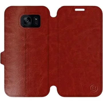 Flip pouzdro na mobil Samsung Galaxy S7 Edge v provedení  Brown