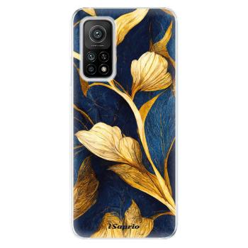 Odolné silikonové pouzdro iSaprio - Gold Leaves - Xiaomi Mi 10T / Mi 10T Pro