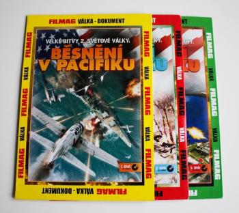 Velké bitvy 2. světové války: Běsnění v Pacifiku 1-3 - kolekce (3 DVD) (papírový obal)