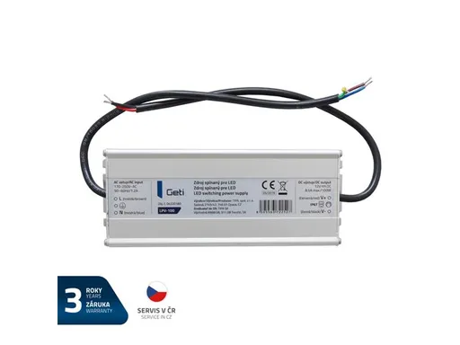 Zdroj spínaný pro LED 12V/100W  GETI LPV-100