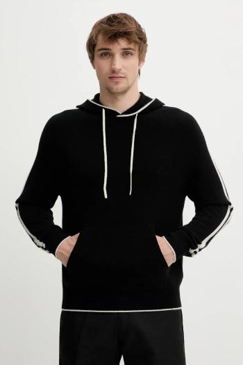 Kašmírový sveter FROM FUTURE čierna farba, ľahké, MPH01911