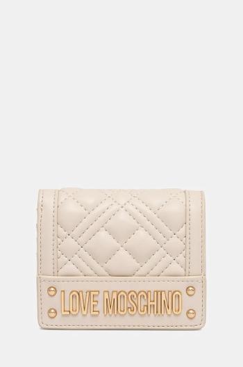 Peněženka Love Moschino béžová barva, JC5601PP0L