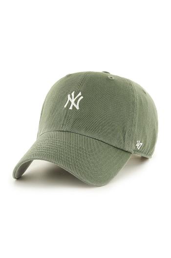 Čepice 47brand MLB New York Yankees šedá barva, s aplikací, B-BSRNR17GWS-MSA