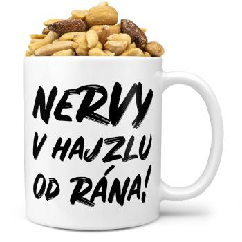 Hrnek Nervy v… (Náplň hrníčku: Směs slaných oříšků)