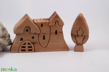 Fa vár+ fa, fa építő, kirakó