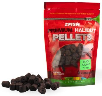 Zfish chytací pelety premium halibut pellets black halibut 200 g - 14 mm