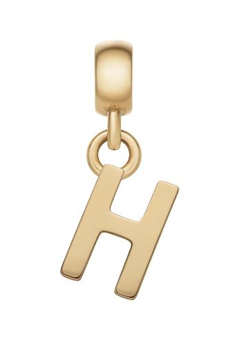 Daniel Wellington Pozlacený přívěsek písmeno "H" Charms DW00400491