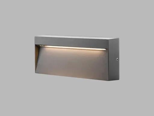 LED2 5130634DT Venkovní nástěnné svítidlo STEP ON Q L, A TRIAC 6W 3000K antracit