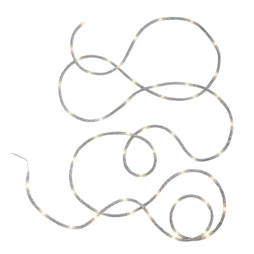 TUBE LIGHT LED Světelný řetěz hadička - stříbrná