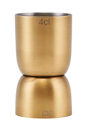 House Doctor koktél mérőpohár Alir 4 x7 cm sárga