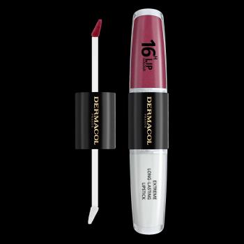 Dermacol Dlouhotrvající dvoufázová barva na rty a lesk 16H Lip Colour (Extreme Long-Lasting Lipstick) 4 + 4 ml 22