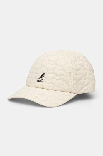 Kšiltovka Kangol FUN PUFF BASEBALL béžová barva, s aplikací, K5426.IH100