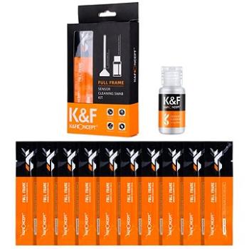 K&F Concept Fullframe Sensor Cleaning Set (10 ks stěrek + 20 ml čistící roztok) (SKU.1617)