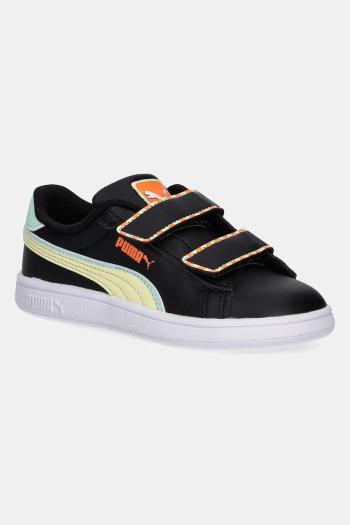 Detské tenisky Puma Puma Smash 3.0 Playdate V Inf čierna farba, 402828