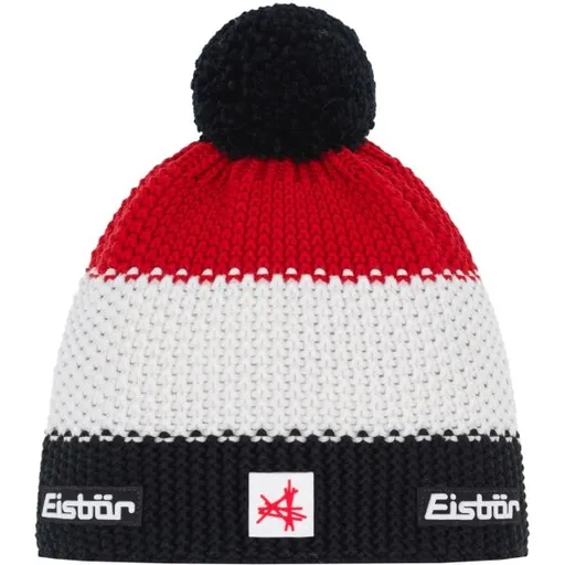 Eisbär STAR POMPON Univerzální zimní čepice, bílá, velikost