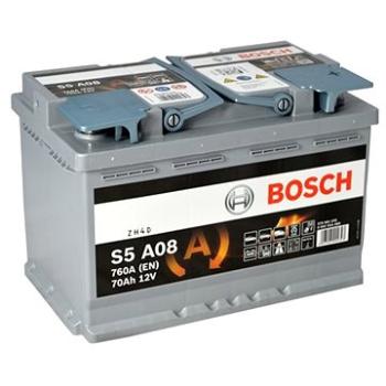 BOSCH S5A 080, 70Ah, 12V, AGM (0 092 S5A 080) (S5A 080)