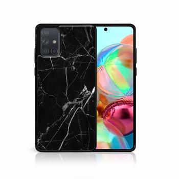 MY ART Ochranný obal Samsung Galaxy A71 -BLACK MARBLE (142)