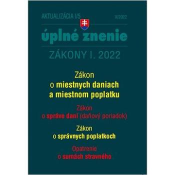 Aktualizácia I/5 2022 – daňové a účtovné zákony (9772730035065)