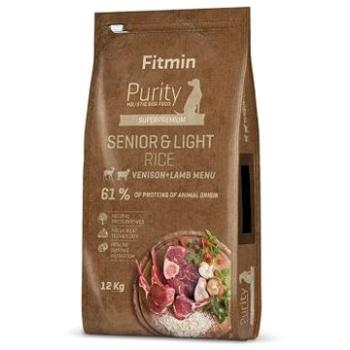 Fitmin Purity Dog Rice Senior & Light Venison & Lamb 12 kg (8595237016013)