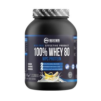 MAXXWIN 100% WHEY 80 banán 2200 g