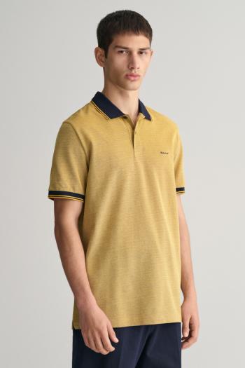 POLOKOŠILE GANT 4-COL OXFORD SS PIQUE MEDAL YELLOW