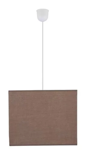 Hnědá čtvercová závěsná lampa Basic