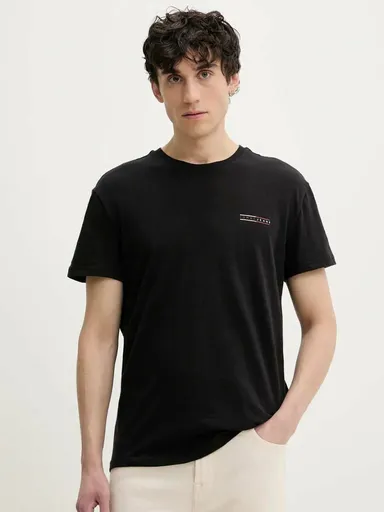 Tommy Jeans pánské černé tričko DM0DM21303 XXL