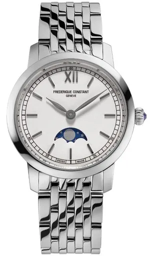 Frederique Constant Slimline Ladies Moonphase Quartz FC-206SW1S6B